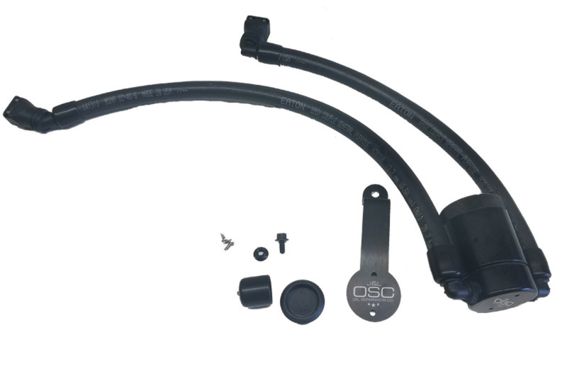 Ford Bullitt Oil Separator - Driver Side - J&L - 3.0 - Black Anodized - 2019 Ford Bullitt Oil Separator - Driver Side - J&L - 3.0 - Black Anodized - 2019