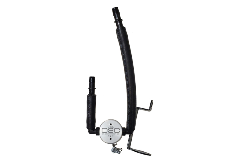 Dodge 300 Oil Separator - Passenger Side - J&L - 3.0 - Clear Anodized - `05-`23 Dodge 300 Oil Separator - Passenger Side - J&L - 3.0 - Clear Anodized - `05-`23