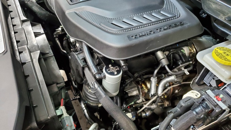 Ram 1500 Oil Separator - Driver Side - J&L - J&L OSC 3.0 - Silver - `25-`26