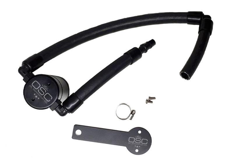Kia Stinger GT Oil Separator - Passenger Side - J&L - 3.0 - Black Anodized - `18-`22 Kia Stinger GT Oil Separator - Passenger Side - J&L - 3.0 - Black Anodized - `18-`22
