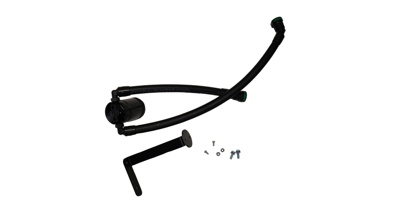 Ford F-150 Oil Separator - J&L - 3.0 PCV Side - Black Anodized - `21-`26