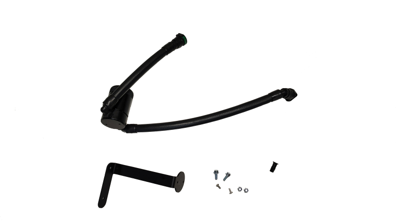 Ford F-150 Oil Separator - J&L - 3.0 PCV Side - Black Anodized - `15-`17