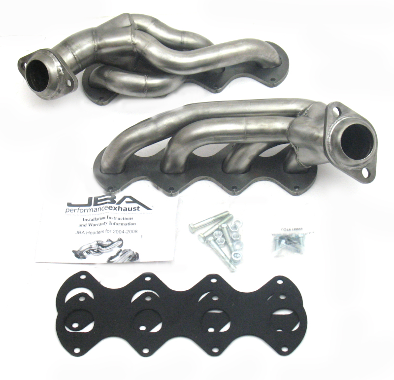Ford F-Series Performance Exhaust - JBA - Cat4Ward Headers - Raw - `04-`10