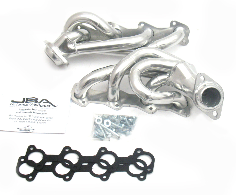 Ford F-150 Performance Exhaust - JBA - Cat4Ward Header - Silver - `97-`03