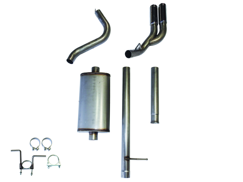 Chevrolet 1500 Performance Exhaust - Dual Side Exit - JBA - Cat Back 304SS - `19-`22