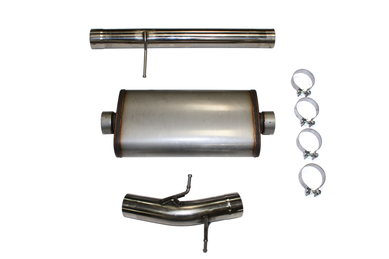 Chevrolet 1500 Performance Exhaust - Rear - JBA - Cat-Back, Dual Rear Exit, 304SS - Stainless steel polished chrome - `19-`22