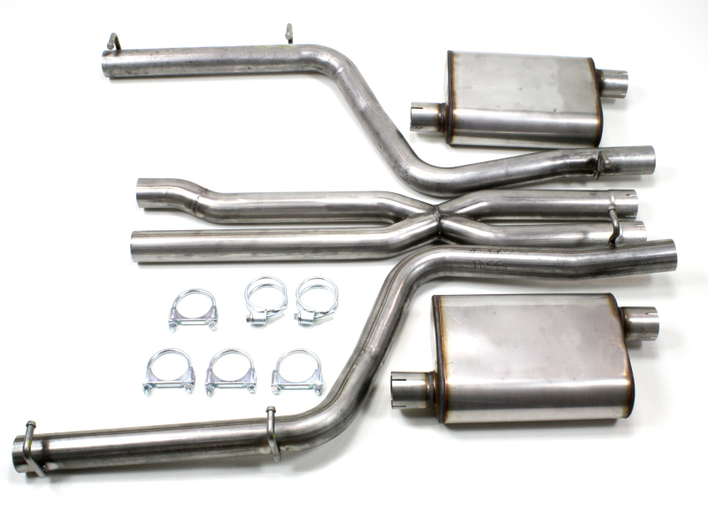Dodge Cars Performance Exhaust - Dual Rear Exit - JBA - 409SS Cat-Back - `11-`14