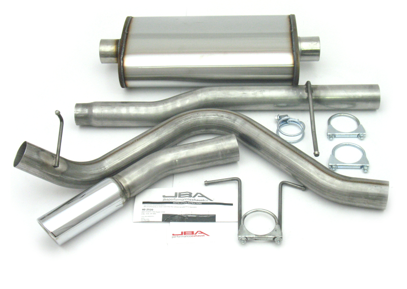 Ford F-150 Super Crew Performance Exhaust - Pass Side Single Exit - JBA - Cat Back - `01-`03