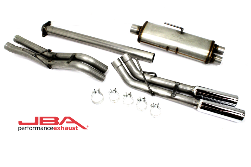 Ford F-150 Performance Exhaust - Dual Exit - JBA - Cat Back - Stainless steel - `15-`22