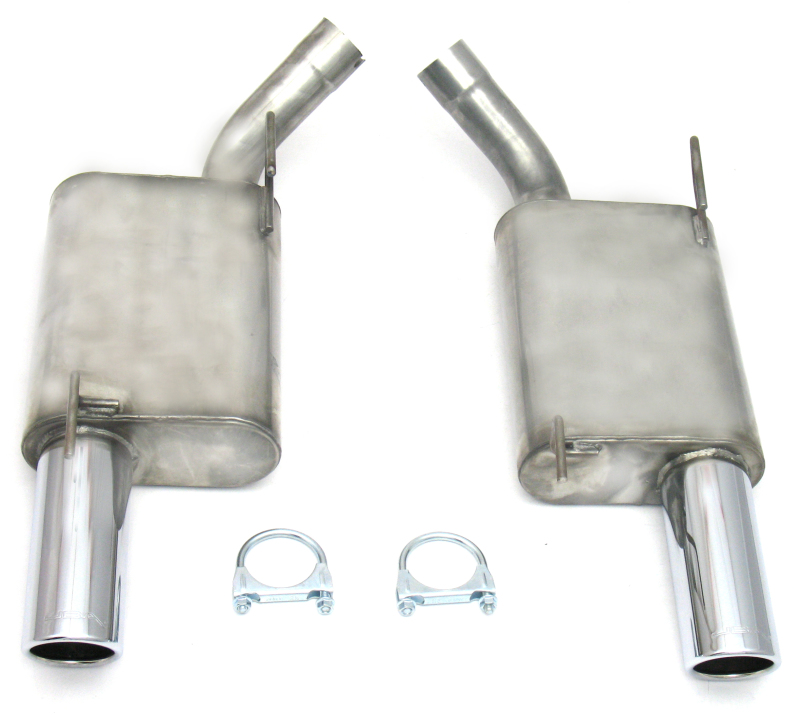Ford Mustang Performance Exhaust - Rear - JBA - Axle Back, Dual 3.5in Rear Exit - `07-`10
