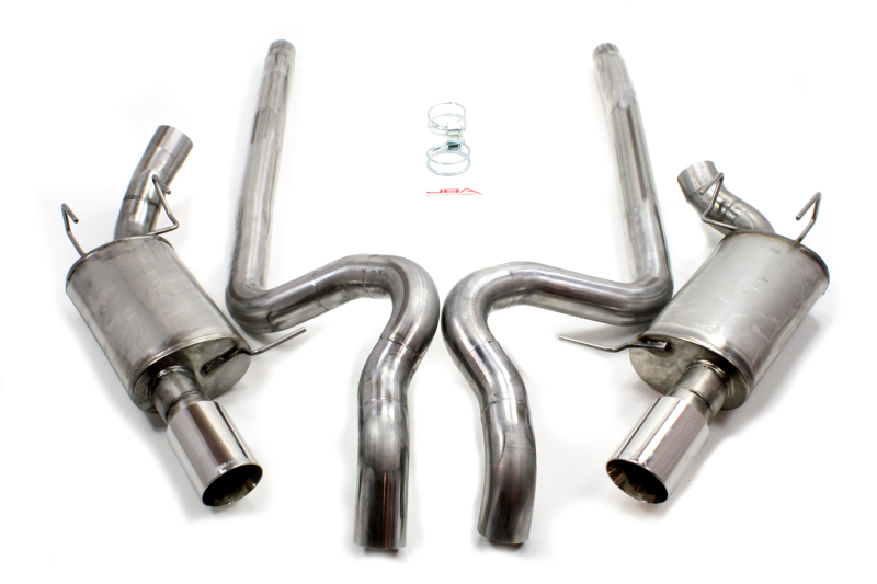 Ford Mustang Performance Exhaust - Dual Rear Exit - JBA - Cat Back - `11-`14