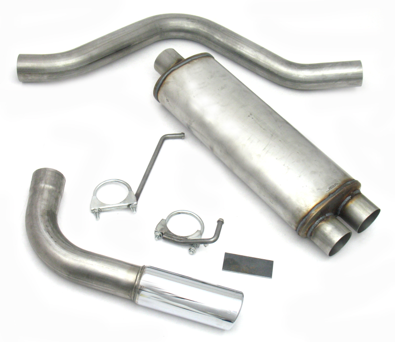 Chevrolet Suburban Performance Exhaust - Pass Side Single Exit - JBA - Cat Back - Stainless Steel Polished Chrome - `00-`06