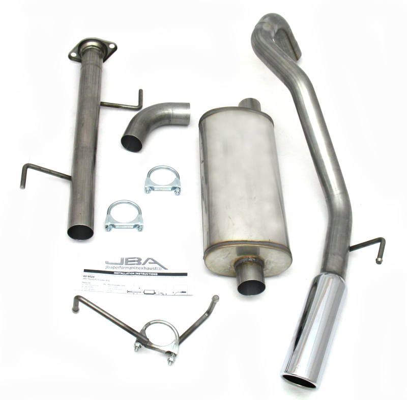 Toyota FJ Cruiser Performance Exhaust - Single Rear Exit - JBA - Cat Back - `07-`14