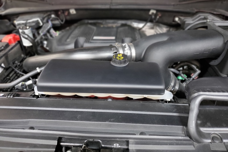 Ford Raptor Coolant Tank Cover - JLT - Black Textured - `15-`19 Ford Raptor Coolant Tank Cover - JLT - Black Textured - `15-`19