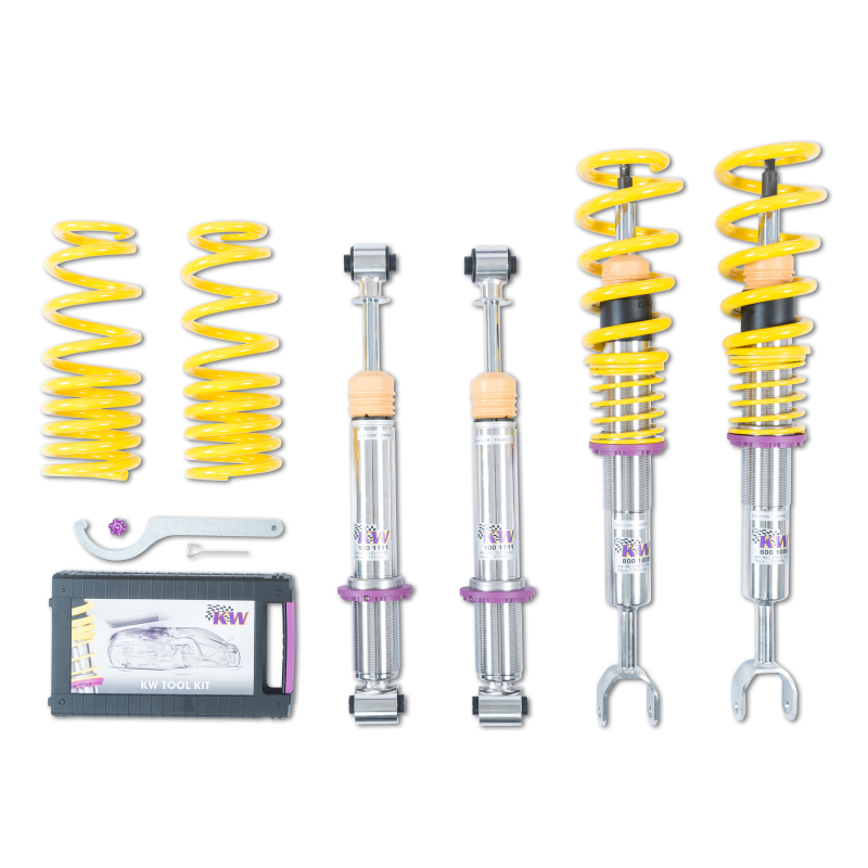 Audi A4 Coilover Suspension Kit - KW - V1 INOX-LINE - `95-`01
