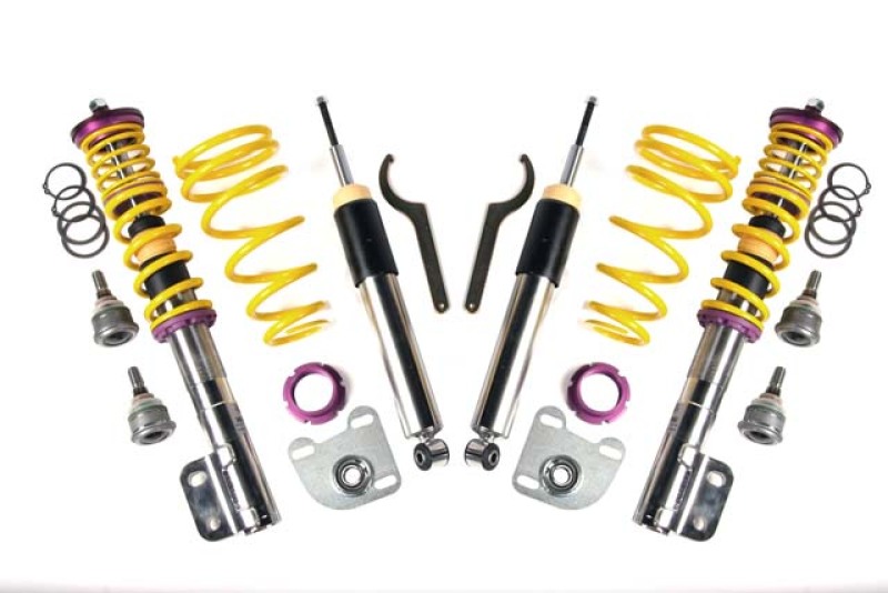 Ford Mustang Suspension Lift Kit - Front + Rear - KW - KW V1 INOX-LINE Coilover - `99-`04 Ford Mustang Suspension Lift Kit - Front + Rear - KW - KW V1 INOX-LINE Coilover - `99-`04