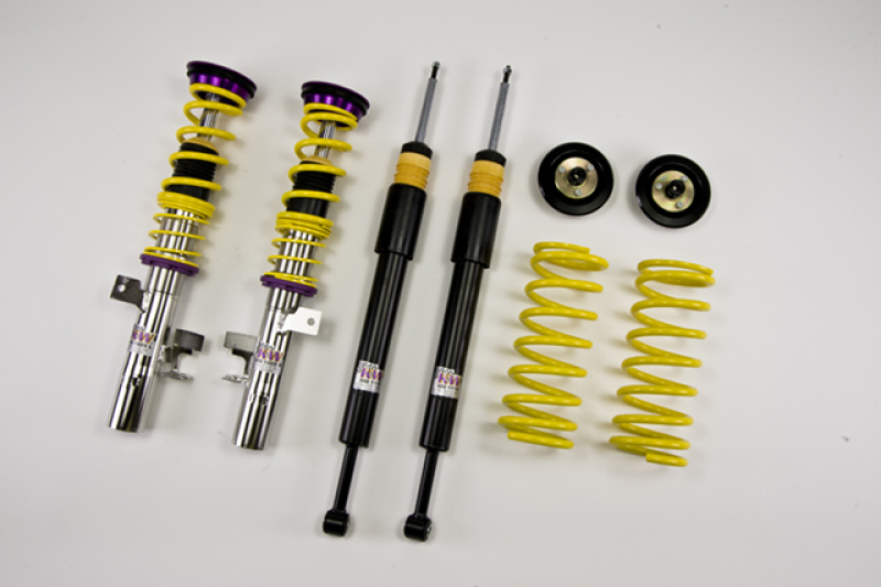 Ford Focus Coilover Suspension Kit - Front + Rear - KW - V1 INOX-LINE, Height Adjustable - `12-`18 Ford Focus Coilover Suspension Kit - Front + Rear - KW - V1 INOX-LINE, Height Adjustable - `12-`18