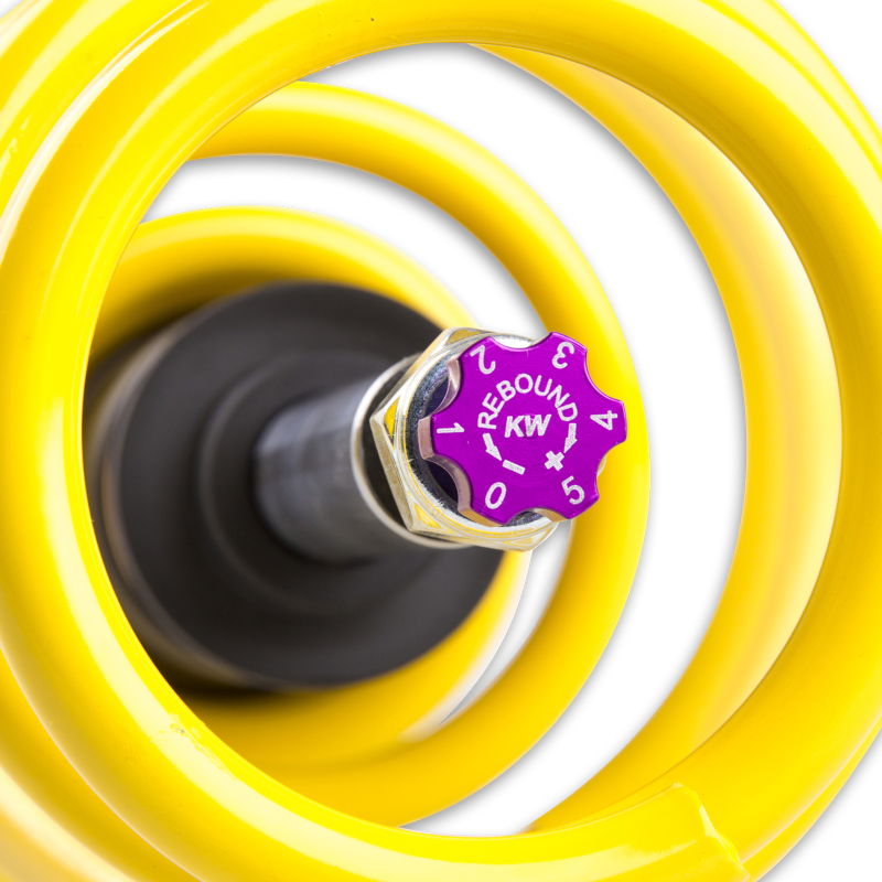 Volkswagen Golf GTI Coilover Suspension Kit - KW - V2 INOX-LINE with TVR-A (Twin Valve Rebound - Adjustable) technology - `06-`09