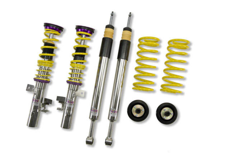 Ford Focus Coilover Suspension Kit - Front + Rear - KW - V2 INOX-LINE, TVR-A Adjustable Rebound - `12-`18 Ford Focus Coilover Suspension Kit - Front + Rear - KW - V2 INOX-LINE, TVR-A Adjustable Rebound - `12-`18