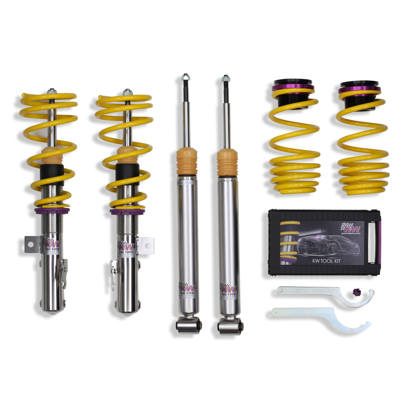 Scion tC Coilover Suspension Kit - KW - V2 INOX-LINE, TVR-A Rebound Adjustable - `11-`16