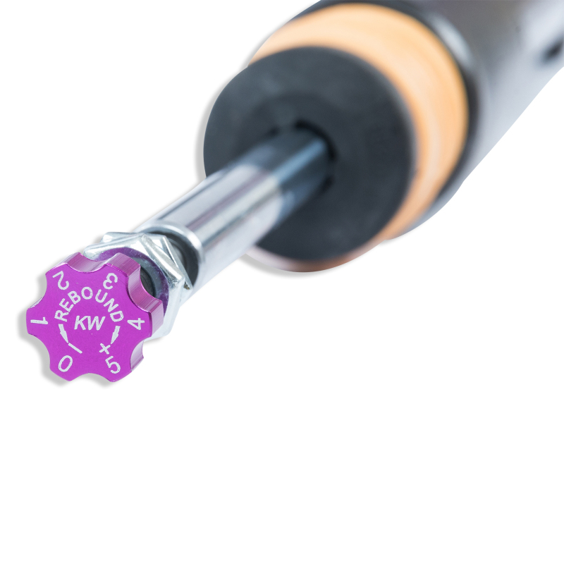 Volkswagen Golf Coilover Suspension Kit - KW - V2 INOX-LINE with TVR-A Adjustable Rebound - `10-`14