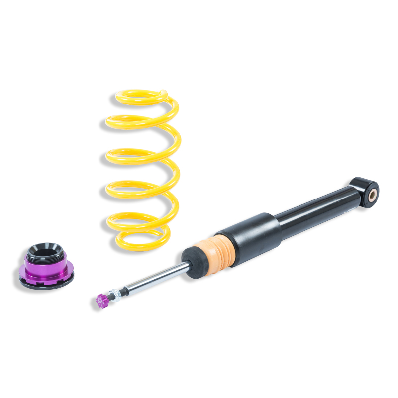 Volkswagen Golf Coilover Suspension Kit - KW - V2 INOX-LINE with TVR-A Adjustable Rebound - `10-`14