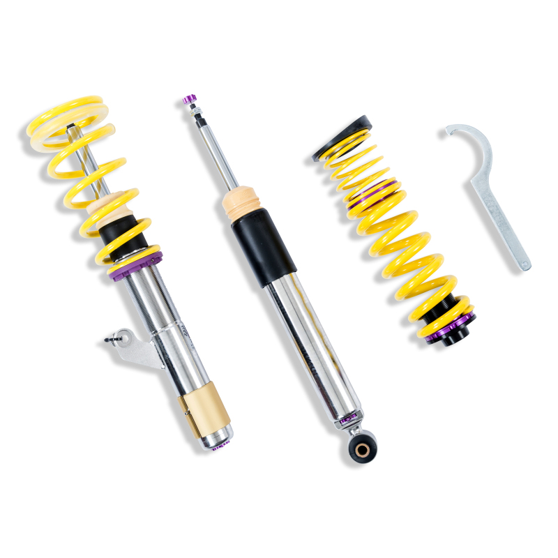 BMW 4 Series Coilover Suspension Kit - KW - V3, Adjustable, Independent Compression and Rebound Technology - `14-`20