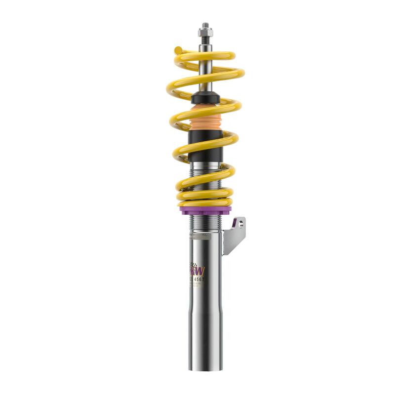 Ford Fiesta Coilover Suspension Kit - KW - V3, Adjustable Rebound and Compression - `14-`19