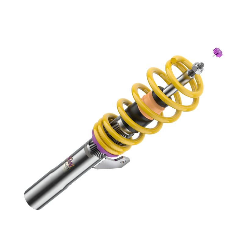 Ford Fiesta Coilover Suspension Kit - KW - V3, Adjustable Rebound and Compression - `14-`19