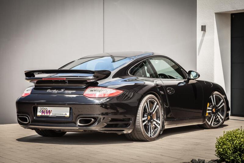 Porsche 911 Turbo Suspension Lift Kit - Front - KW - V3 Coilovers + HLS2 Hydraulic Lift System - `07-`13