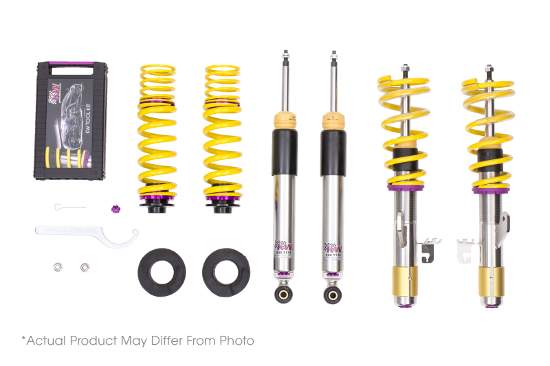 Volkswagen Golf IV Coilover Suspension Kit - KW - Variant 3 Adjustable - 2004