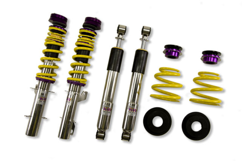 Volkswagen Golf Coilover Suspension Kit - KW - KW Clubsport V3 with INOX-LINE, TVR-A, and TVC-A Technology - `02-`05 Volkswagen Golf Coilover Suspension Kit - KW - KW Clubsport V3 with INOX-LINE, TVR-A, and TVC-A Technology - `02-`05