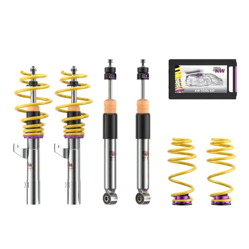 Audi TT RS Coilover Suspension Kit - KW - V3 with Independent Compression and Rebound Technology - `12-`13