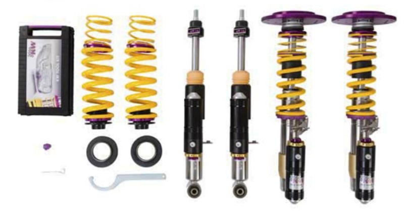 Porsche 718 Cayman Coilover Suspension Kit - KW - V4 Clubsport - `20-`27