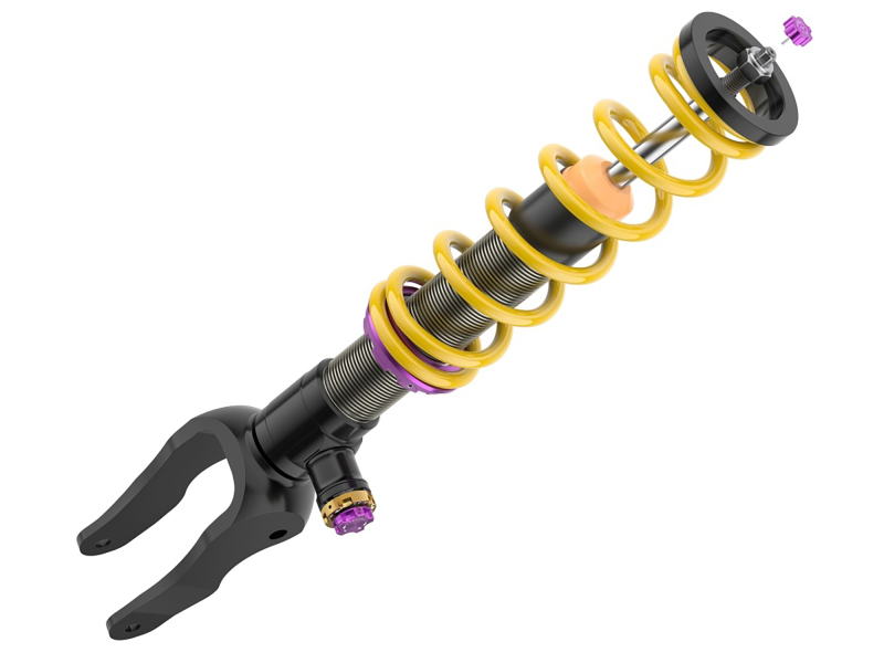 Porsche Taycan Coilover Suspension Kit - KW - V4, Adjustable - `21-`27