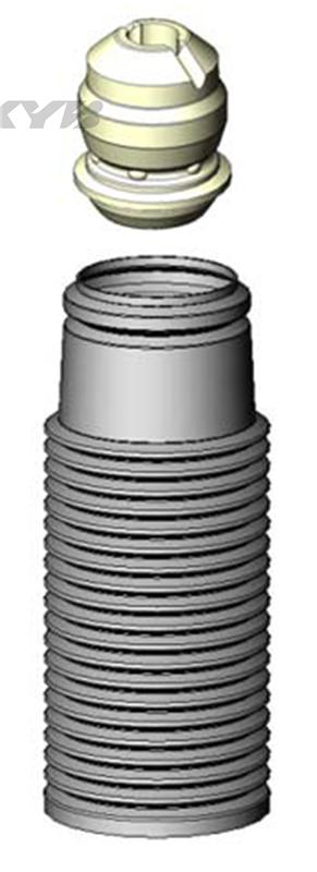 Volkswagen Cabrio Strut Boots - Front - KYB - `95-`02