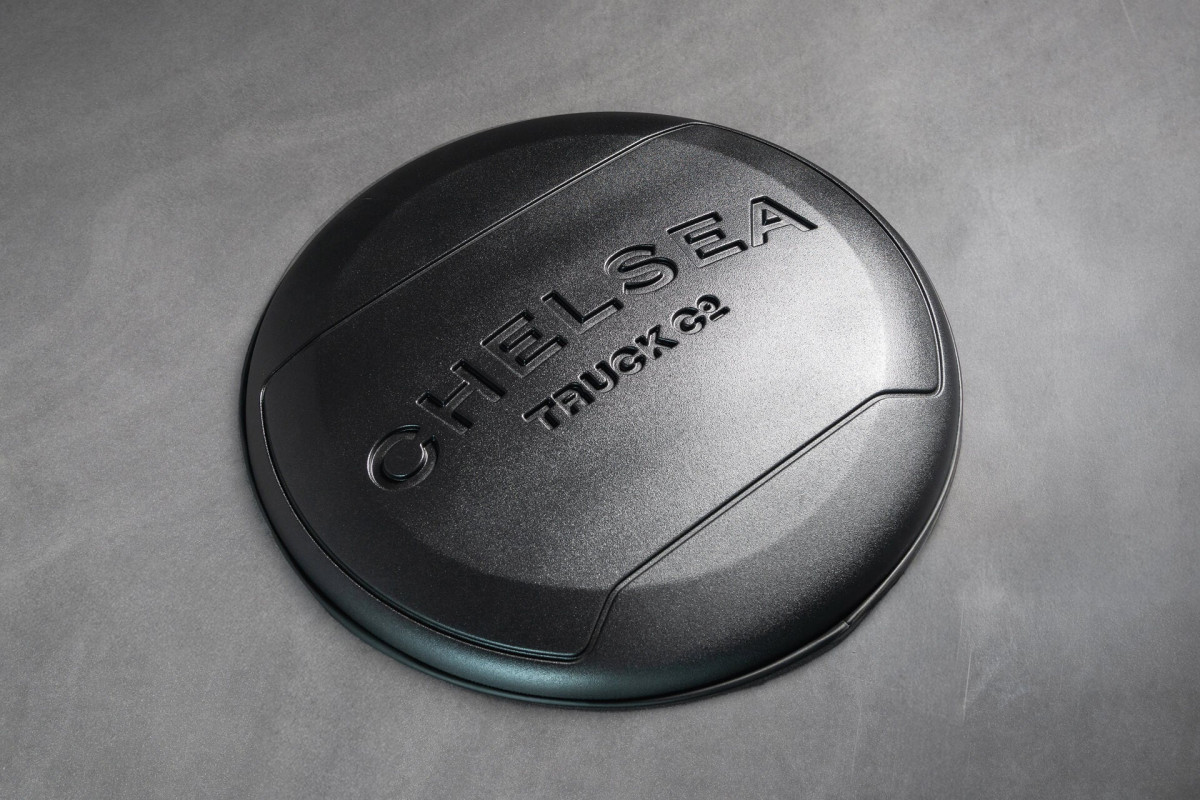 Ineos Grenadier Custom Spare Tire Cover - Chelsea Truck Company - Textured Satin Black
