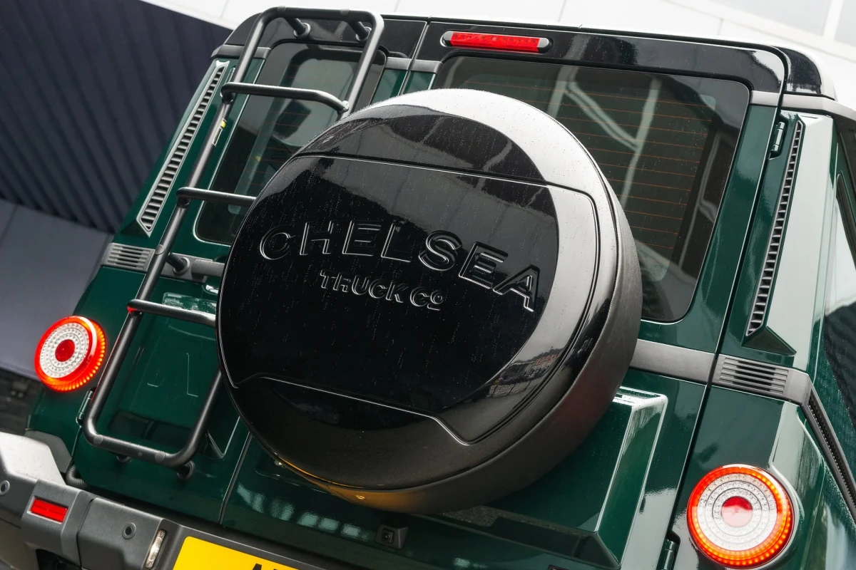 Ineos Grenadier Custom Spare Tire Cover - Chelsea Truck Company - Piano Black