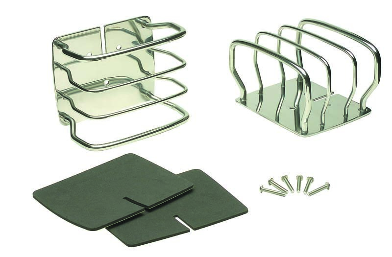 Jeep CJ Tail Light Guard - Kentrol - Polished Silver - `76-`06