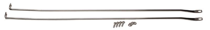Jeep Wrangler Suspension Strut - Kentrol - Polished - Silver - `97-`06