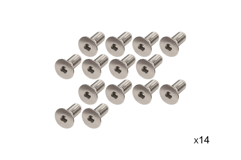 Jeep Wrangler Windshield Bolts - Kentrol - Stainless - `97-`06