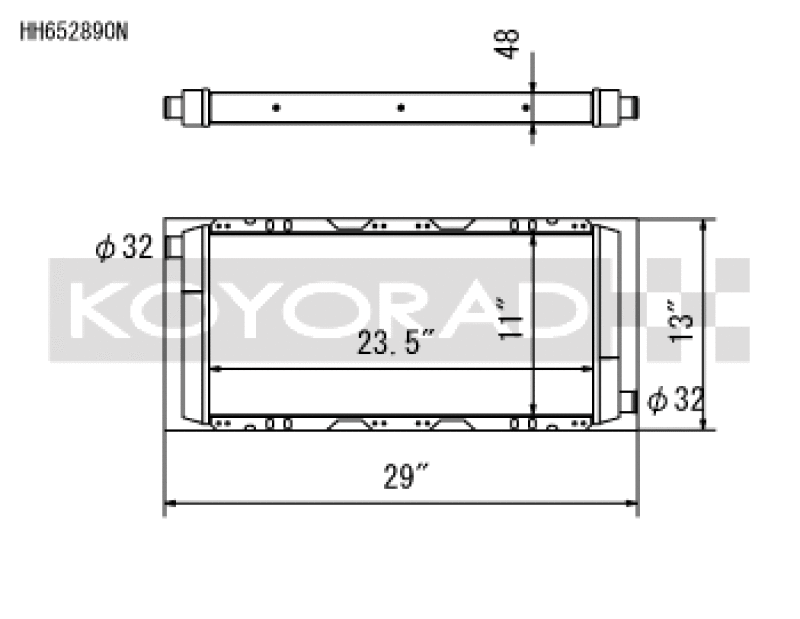 Lotus Exige Radiator - Koyo - N-FLO Triple Pass - `05-`11