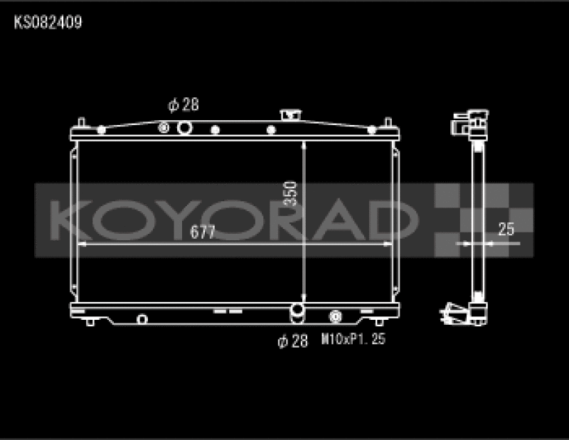 Honda Fit Racing Radiator - Koyo - KS082409 - `09-`14