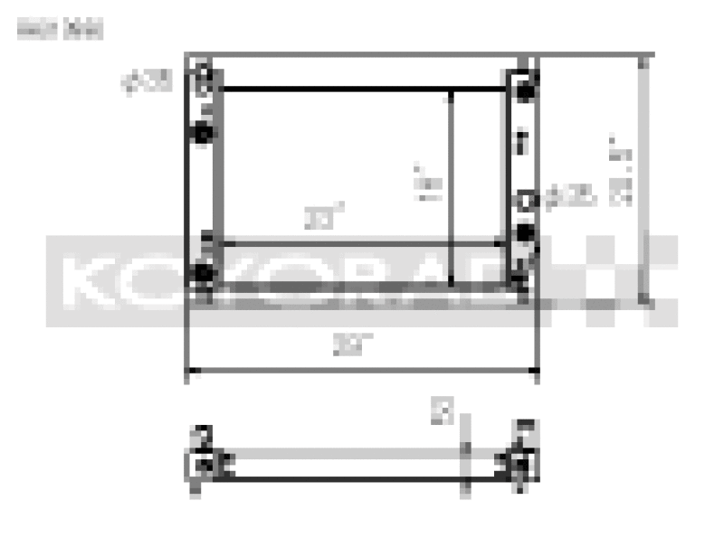 Chevrolet Corvette C6 Racing Radiator - Koyo - All Aluminum - `05-`13
