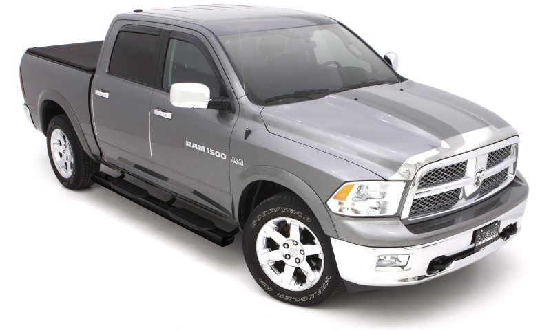 GMC Sierra 1500 Nerf Bars - LUND - 6 Inch Oval Straight - Black - `07-`18