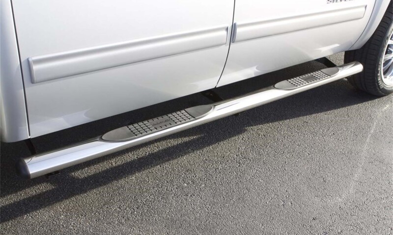 Ford F-150 SuperCrew Nerf Bars - LUND - 4 Inch Oval Straight SS - Polished - `15-`18