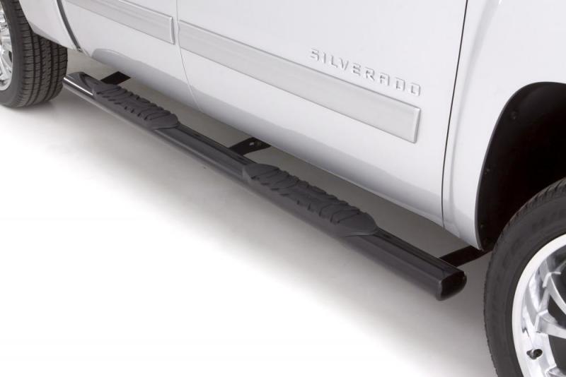 Ford F-150 Nerf Bars - LUND - 5 Inch Oval Straight - Black - `15-`18