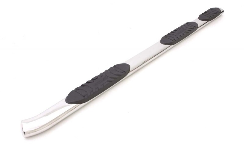 Ram 1500 Crew Cab Nerf Bars - LUND - 5 Inch Oval Wheel-To-Wheel - Polished Stainless - `19-`27