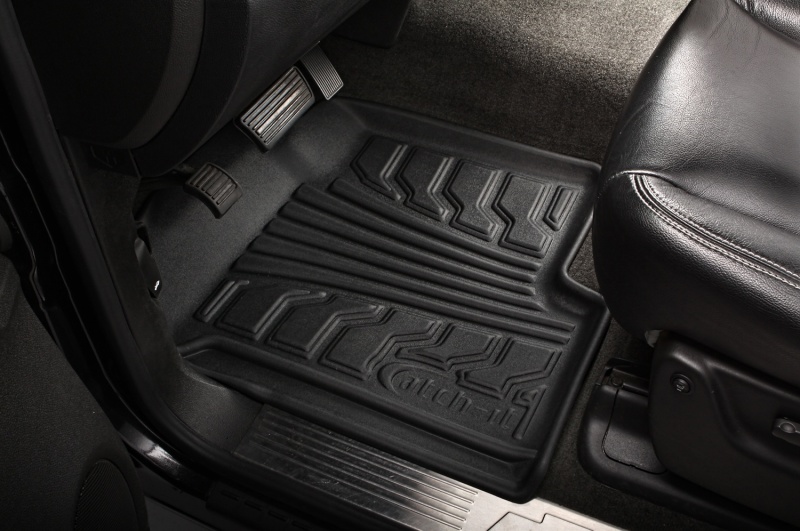 Ford F-150 Floor Mat - Front - LUND - Catch-It Vinyl - Black - `09-`14