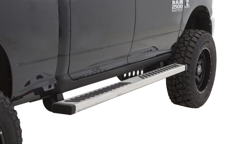 Ram 1500 Quad Cab Running Boards - LUND - Summit Ridge 2.0, Polished Stainless Steel - Stainless - `09-`17